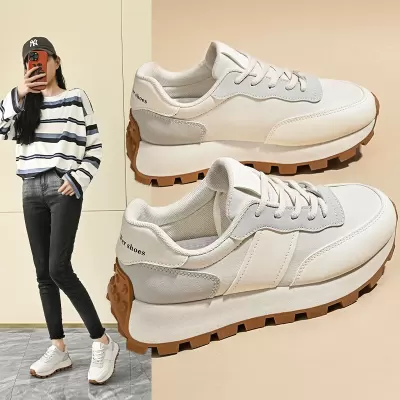 2024 Fall Korean Style Dad Sneakers for Women Breathable Running Casual Shoes G6808 · YANYAN China shoe factory