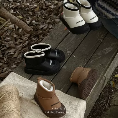 XSHX Kids Snow Boots, Unisex, Winter, Water Resistant, Zipper, Wenzhou Shoes · YANYAN China shoe factory