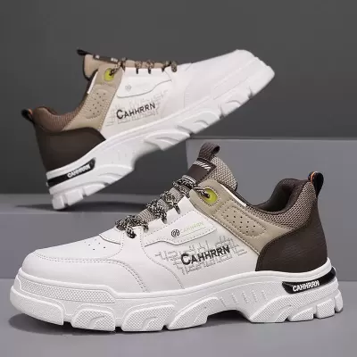 Men's Shoes 2026 New Spring Heightening Sports Work Board Shoes Teen Casual Low-Top Martin