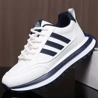 Men's Three-Stripe Printed Dad Shoes, Comfortable Heightening Casual Sneakers Fall/Winter 2026 · YANYAN China shoe factory