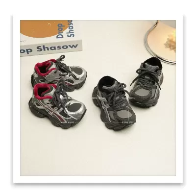 XSHX Kids Dad Sneakers, Unisex, Autumn Winter, Fleece, Velcro, Wenzhou Shoes · YANYAN China shoe factory
