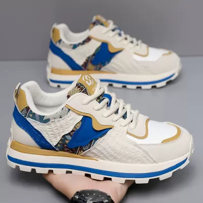 Men's Fabric Breathable Casual Dad Shoes, Lightweight Korean Style Fall 2026 · YANYAN China shoe factory