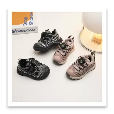 XSHX Kids Retro Sport Shoes, Unisex, Autumn Winter, Waterproof, Twist Lock, Wenzhou Shoes · YANYAN China shoe factory