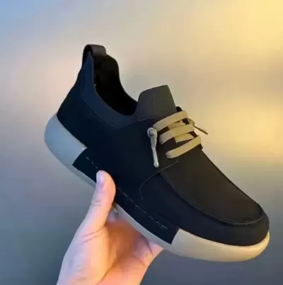 Men's Spring Breathable Loafers Casual Slip-on Soft Sole Running Shoes Trendy