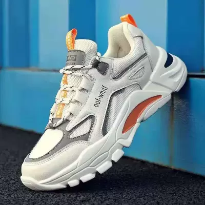 2026 New Spring Men's Fashion Breathable Mesh Sports Casual Running Dad Shoes Trendy · YANYAN China shoe factory