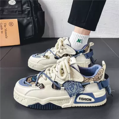 Mode chaussures homme hiver décontractées design sens niche original board ado rehaussantes semelle épaisse · YANYAN China shoe factory