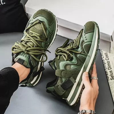 2026 Spring Men's Breathable Casual Sports Shoes Trendy Agassi Sneakers · YANYAN China shoe factory