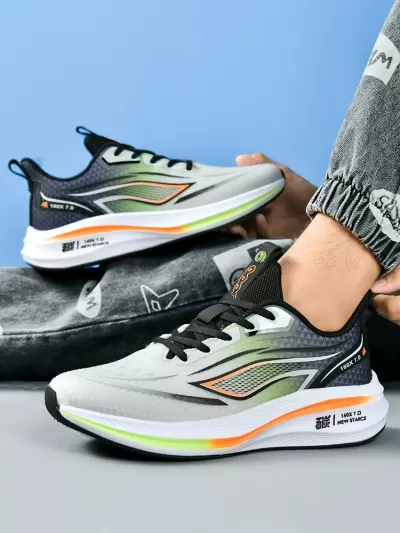 Spring Running Shoes Professional Students Exam Training Carbon Plate Sports Shoes Men Plus Size · YANYAN China shoe factory