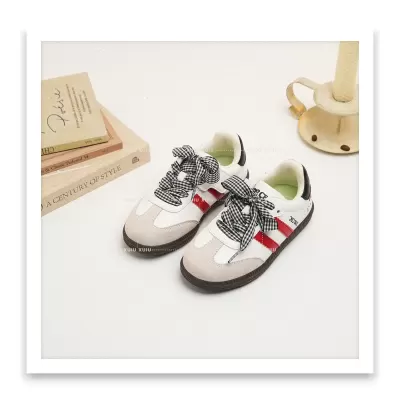 XSHX Cat Derby Retro Sweet Kids Sneakers with Hook and Loop for Girls Spring Autumn · YANYAN China shoe factory