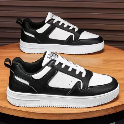 2026 New Spring Men's White Shoes Breathable Casual Board Sports Low-Top Running Shoes · YANYAN China shoe factory