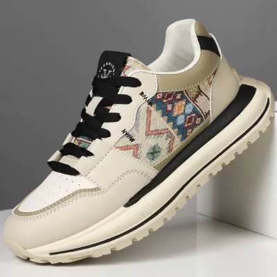 Men's Vintage Casual Sneakers, Soft Sole Agility Shoes Spring 2025 · YANYAN China shoe factory