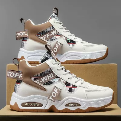 2026 New Spring Men's Dad Shoes Sports Casual Trendy Breathable Heightening Thick Sole · YANYAN China shoe factory