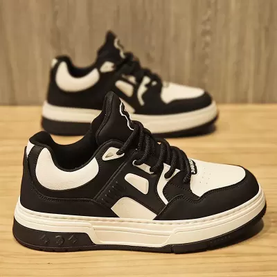 2026 New Spring Men's Panda Board Shoes, Black White Casual Sneakers for Students · YANYAN China shoe factory