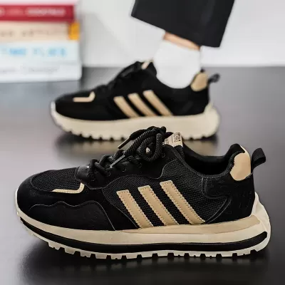 Spring Summer Men's Soft Running Shoes Trendy Dad Shoes Durable Breathable Casual Board Shoes · YANYAN China shoe factory