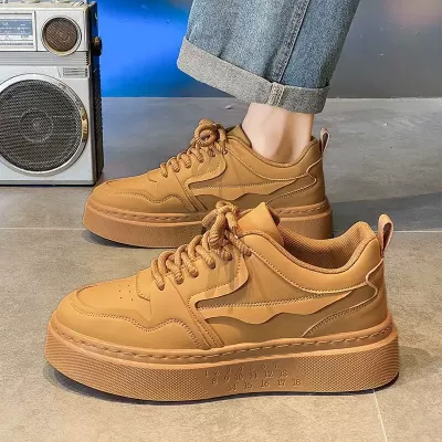 2026 New Spring Men's Thick Sole Anti-Slip Casual Board Shoes for Work · YANYAN China shoe factory