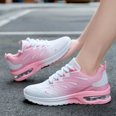 Spring Summer Mesh Breathable Outdoor Casual Student Women Air Cushion Running Shoes Plus Size · YANYAN China shoe factory