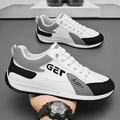 Ag Men's Autumn Waterproof Slip-On Driving Travel White Board Shoes Youth Fashion · YANYAN China shoe factory