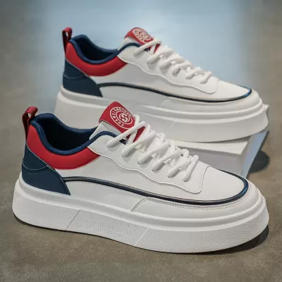 Men's 2026 New Autumn Breathable Casual Shoes Lightweight Soft Sole White Sneakers · YANYAN China shoe factory