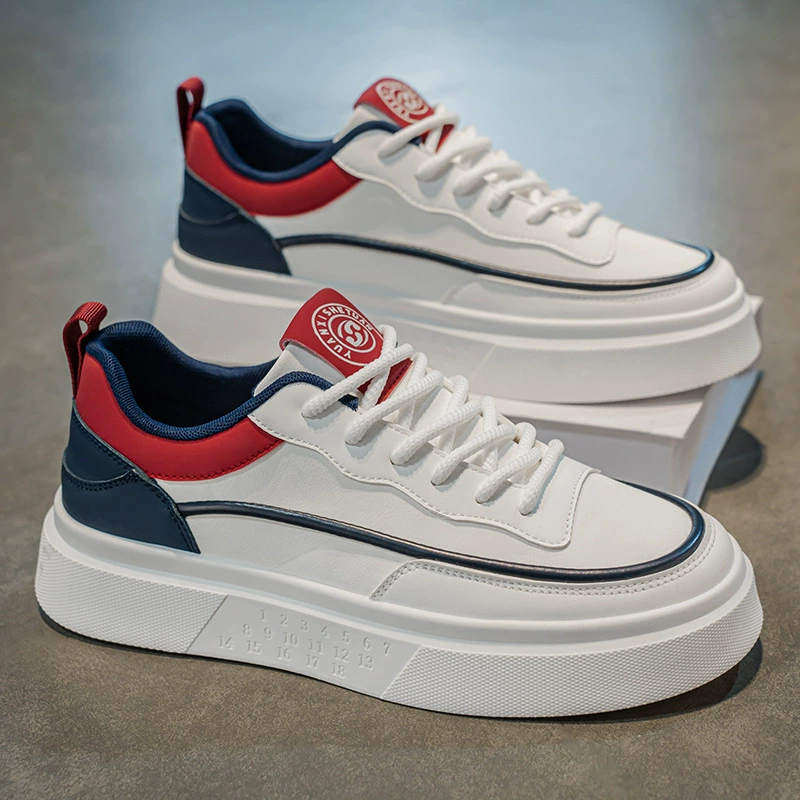 Men's 2026 New Autumn Breathable Casual Shoes Lightweight Soft Sole White Sneakers