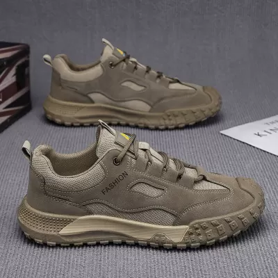 2026 Men's Work Safety Shoes, Slip-Resistant Thick Sole Breathable Sneakers · YANYAN China shoe factory