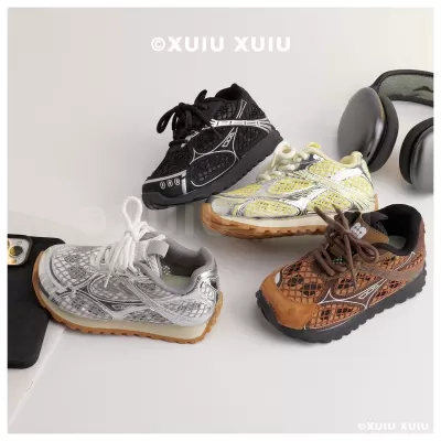 XSHX High-End Breathable Mesh Kids Hidden Hook and Loop Sneakers Spring Summer · YANYAN China shoe factory