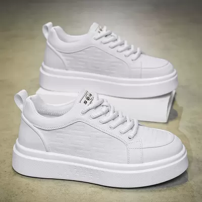 2026 New Spring Men's Thin Breathable White Casual Board Shoes · YANYAN China shoe factory