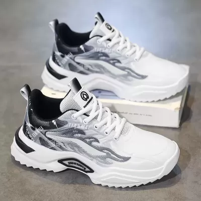 2026 New Spring Men's Mesh Dad Shoes, Breathable Casual Sneakers for Students · YANYAN China shoe factory