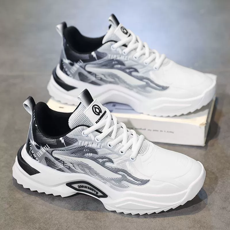 2026 New Spring Men's Mesh Dad Shoes, Breathable Casual Sneakers for Students