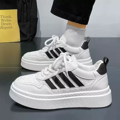 2026 New Winter Men's Breathable Thick Sole Casual Board Shoes for Students · YANYAN China shoe factory