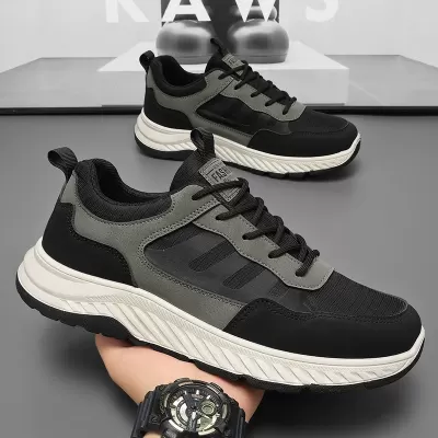 2026 Spring Men's Fashion Trendy Sports Shoes Breathable Running Wear-resistant Soft Sole Casual · YANYAN China shoe factory
