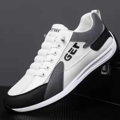 Brand Men's Shoes 2025 Summer New Sports Shoes Lightweight Comfortable Soft Sole Casual Breathable Mesh