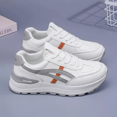 Summer Women's Breathable White Sneakers Korean Thick Sole Heightening Casual Dad Shoes · YANYAN China shoe factory