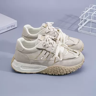 2025 Summer Women's Breathable Sneakers Korean Thick Sole Casual Dad Shoes · YANYAN China shoe factory
