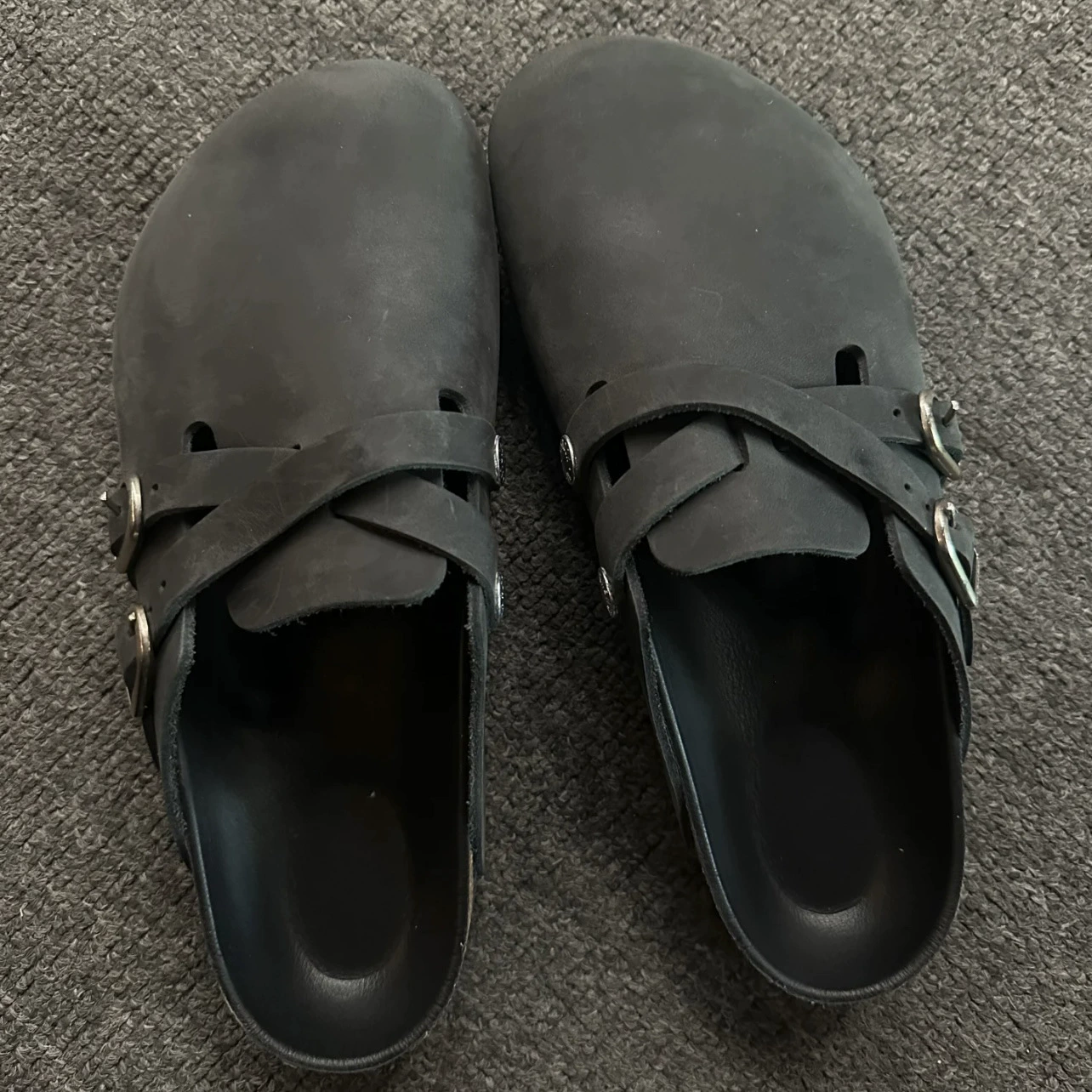 Vintage Handmade Distressed Thick Sole Birkenstock Shoes Women 2025 New Casual Outdoor Lazy Shoes Slippers