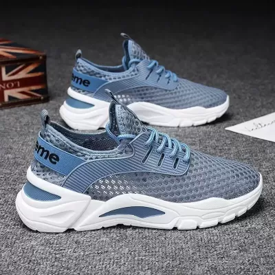 2026 New Winter Men's Breathable Mesh Running Shoes, Lightweight Hollow Sneakers · YANYAN China shoe factory