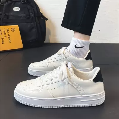 Board Shoes Men Spring 2026 New Breathable Casual Sports Mesh Shoes Teen Trendy White · YANYAN China shoe factory