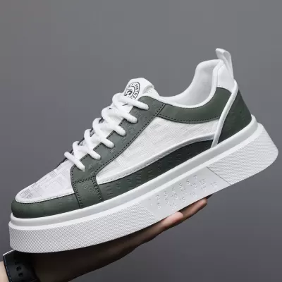White Sneakers Men Summer 2025 New Mesh Breathable Board Shoes Casual Sports Shoes · YANYAN China shoe factory