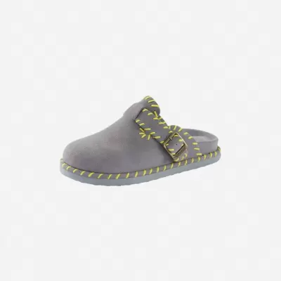 2025 Summer New Vintage Thick Sole Clogs Unisex Hand Stitched Mules