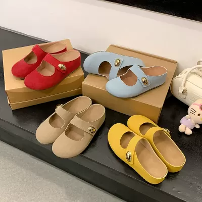 Women's Round Toe Mary Jane Platform Mules 5cm Height Summer Cute · YANYAN China shoe factory