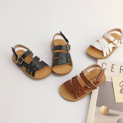 XSHX French-style princess girls' hollow-out retro summer breathable sandals · YANYAN China shoe factory