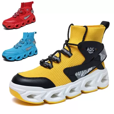 High-Top Dad Shoes for Men, Summer Breathable Mesh Lightweight Running Sneakers · YANYAN China shoe factory