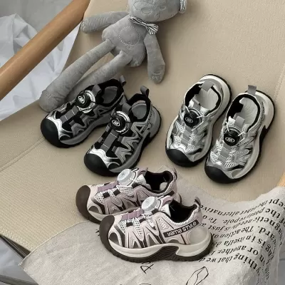 XSHX mountain sport children's featherweight breathable summer unisex professional outdoor hook-and-loop shoes · YANYAN China shoe factory