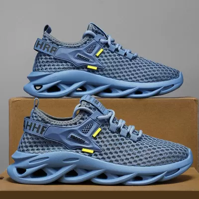 Spring New 2026 Trendy Casual Teen Soft Sole Sports Mesh Breathable Anti-odor Hollow Running Shoes · YANYAN China shoe factory
