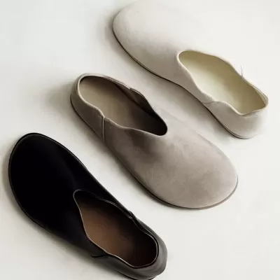 Cow Suede Old Money Mules for Women 2025 Vintage Casual Flat Loafers Slip On