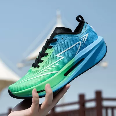 Factory Direct Large Size Men's Running Shoes, 45-46-47, Lightweight Cushion Sports Sneakers · YANYAN China shoe factory