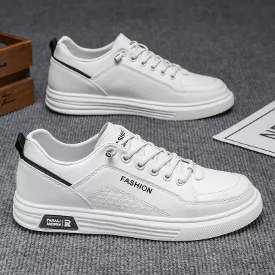 2026 Winter Men's Trendy Breathable White Casual Lightweight Soft Sole Student Skate Shoes · YANYAN China shoe factory