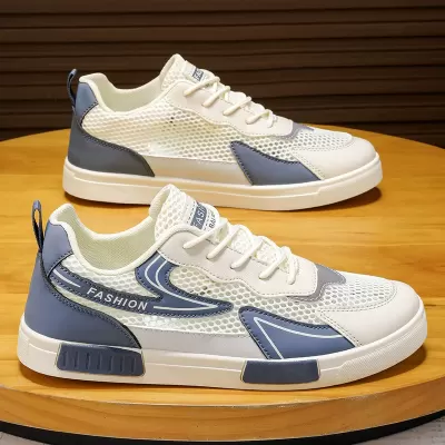 Winter New Men's Breathable Thin Mesh Anti-Slip Skate Shoes, Mesh Hollow Casual Sneakers · YANYAN China shoe factory