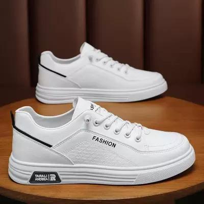 2026 Winter Men's Trendy Breathable White Casual Lightweight Soft Sole Student Skate Shoes · YANYAN China shoe factory