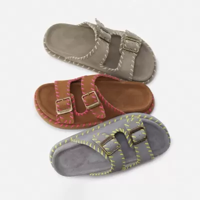 Handmade Yarn Casual Clogs for Women Spring Summer New Outdoor Beach Slides Lazy Shoes