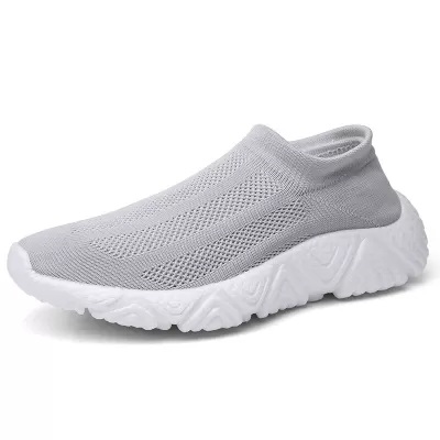 Large Size 47 Sock Shoes for Men, Summer Breathable Mesh Knit Fashion Casual Sneakers · YANYAN China shoe factory